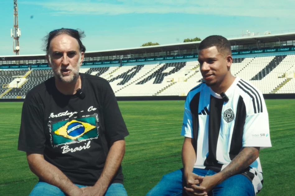 BRAZILAC STIGAO U PARTIZAN, PA ODUŠEVIO NAVIJAČE: Igraću sa mnogo ljubavi u ovom dresu!