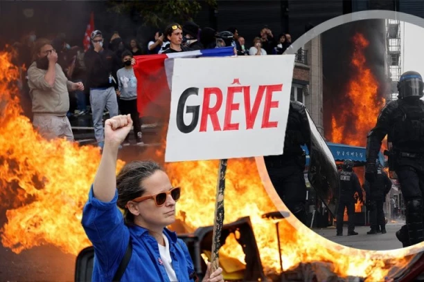 BRUTALNO - OVAKO TO RADI EU POLICIJA! Pogledajte obračun sa demonstrantima u Francuskoj i Nemačkoj (VIDEO)