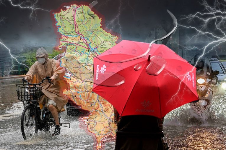 BEOGRAD NA DIREKTNOM UDARU NEVREMENA! Popaljeni alarmi, RHMZ ne prestaje da niže UPOZORENJA: Stiže ŽESTOKA oluja i trajaće sve do OVOG datuma