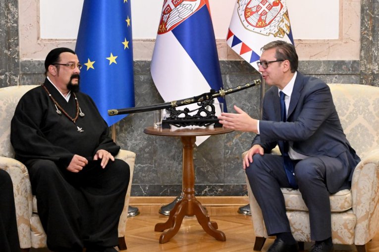 Stiven Sigal i Aleksandar Vučić