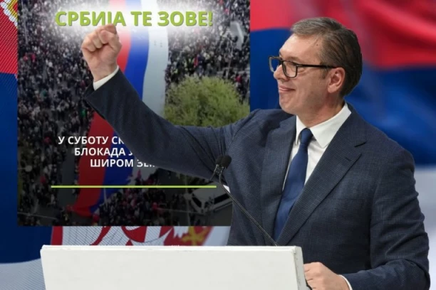 SRBIJA TE ZOVE NA NAJBROJNIJI SKUP! Predsednik Vučić otkrio gde će se sutra pridružiti narodu!