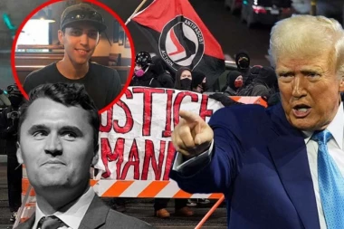 ODMAZDA ZA ATENTAT NA ČARLIJA KIRKA! Tramp naredio lov na ANTIFU!