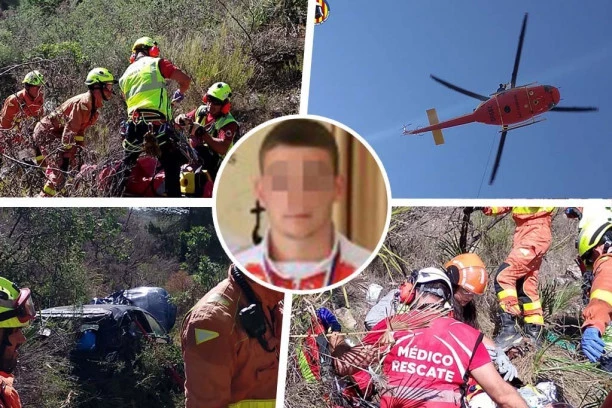 OVO JE BOKSER IZ KRAGUJEVCA KOJI JE SLETEO S LITICE U VALENSIJI! Njega i druga helikopterom izvlačili (FOTO)