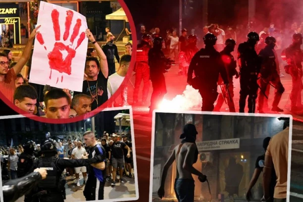 JEZIVE SCENE! Blokaderi nasrnuli na mirne građane! RAZBIJALI GLAVE FLAŠAMA! (VIDEO)