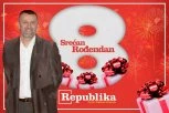 REPUBLIKA SLAVI OSMI ROĐENDAN, JAVNE LIČNOSTI ČESTITAJU SA SVIH STRANA: Evo šta nam je poručio Bogdan Obradović!