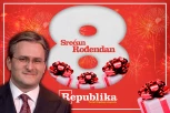 OSTANITE PRIMER DOBRE PRAKSE I NEZAVISNE UREĐIVAČKE POLITIKE! Evo šta je ministar Selaković poručio povodom OSMOG rođendana Republike!