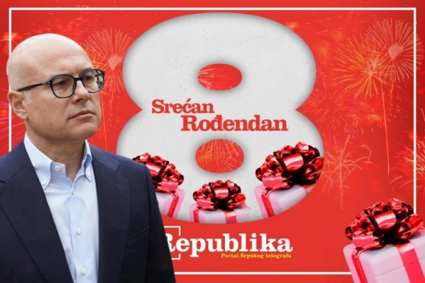 UVEK STE BILI NA STRANI PRAVDE I UZ SVOJU DRŽAVU! Republika slavi 8. rođendan, a ove reči nam je uputio Miloš Vučević!