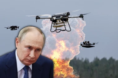 RUSKI DRONOVI POGODILI KLJUČNU UKRAJINSKU GASNU BAZU! Plamen progutao skladište vojske!