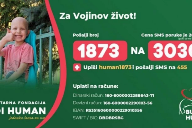 Mali Vojin (5) vodi bitku protiv opakog protivnika: Ovom dečaku potrebno je 300.000 evra, a mi moramo da mu pomognemo!