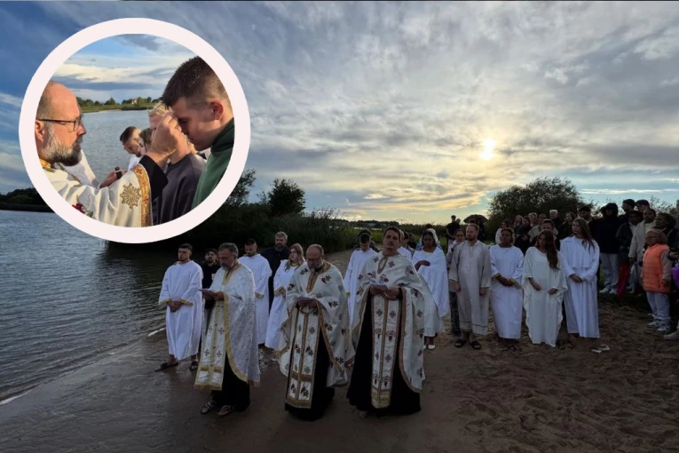 10 HOLANĐANA U JEDNOM DANU PREŠLO U PRAVOSLAVLJE: Veličanstveno saborno krštenje u reci Lek (FOTO)