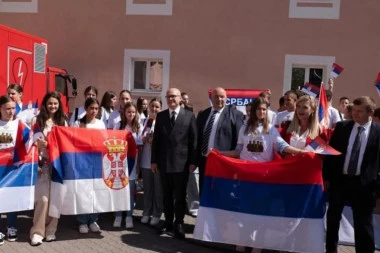 "DRINA SRBE RAZDVAJATI NEĆE!" Deca iz Republike Srpske gosti Podunavskog upravnog okruga
