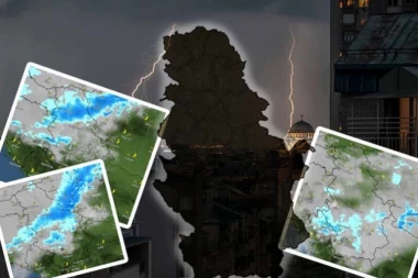 CRNI OBLAK KRENUO KA BEOGRADU! Žestoko nevreme nadire i preti da opustoši prestonicu, svakog minuta je sve bliže - EVO KAD ĆE TAČNO UDARITI (MAPE)
