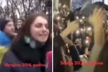 OVO JE JOŠ JEDAN DOKAZ OBOJENE REVOLUCIJE! Blokaderi preslikali scenario iz Kijeva 2014! ISTA PESMA, IDENTIČNI POKRETI I PONAŠANJE! (VIDEO)