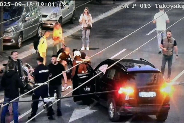 VOZILO N1 POKOSILO POLICAJCA U TAKOVSKOJ! Čovek leži na ulici! (FOTO)
