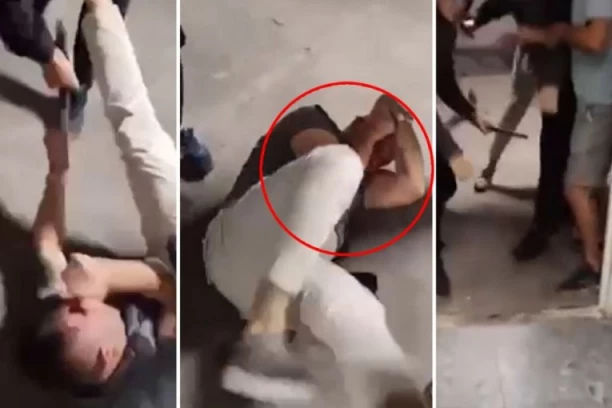 OTKRIVAMO! Evo ko je brutalno prebijen u sačekuši u Beogradu - CRNOGORAC SA DEBELIM DOSIJEOM UDARAN ŠTANGLAMA NA PARKINGU ZGRADE! (VIDEO)