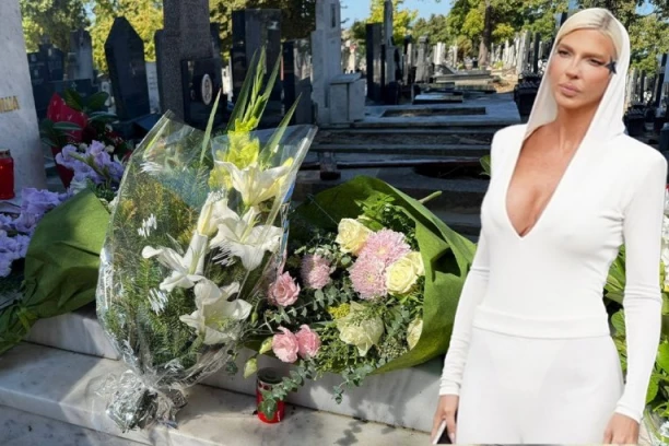 KARLEUŠA U TAJNOSTI POSETILA GROB MARINE TUCAKOVIĆ! Evo šta joj je ostavila pred pomen! (VIDEO)