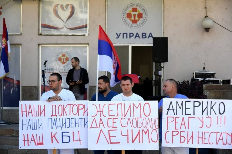 Napad Kurtijevih nasilnika na zdravstvene ustanove