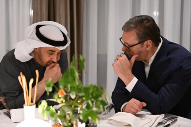 I ON ĆE PRISUSTVOVATI VOJNOJ PARADI! Vučić ugostio Bin Zajeda: "UVEK JE BIO UZ SRBIJU, POSEBO KAD JE BILO TEŠKO"! (FOTO)