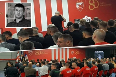 TEŠKE SCENE NA MARAKANI: Prvi snimak udovice Dejana Milovanovića, ONI su odmah prišli ucveljenoj ženi! (VIDEO)