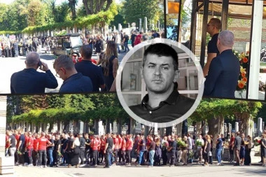 SAHRANA DEJANA MILOVANOVIĆA: REKA LJUDI na Novom groblju došla da isprati večnog kapitena!