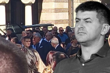 SKRHANI DO BOLA! Delegacija Crvene zvezde na poslednjem ispraćaju Dekija Milovanovića! (FOTO)