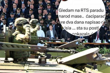 BLOKADERSKI NOVINAR SEPARATISTA U DEPRESIJI NAKON VOJNE PARADE! "Narod prezadovoljan, a blokaderski skup doživeo debakl!"