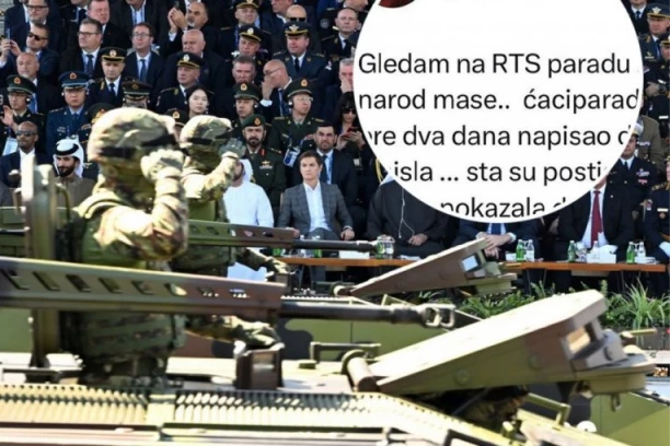 BLOKADERSKI NOVINAR SEPARATISTA U DEPRESIJI NAKON VOJNE PARADE! "Narod prezadovoljan, a blokaderski skup doživeo debakl!"