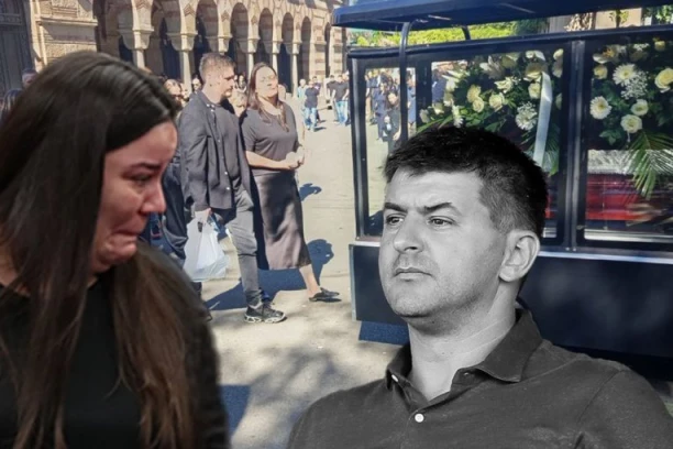 UDOVICA DEJANA MILOVANOVIĆA U ŠOKU GLEDA MUŽEV GROB: Ni sve ove dame nisu mogle da je uteše! (FOTO)