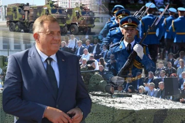 OVO JE MANIFESTACIJA SNAGE, MOĆI I ODLUČNOSTI DA SE SAČUVAJU SLOBODA I MIR! Dodik čestitao Vučiću nakon vojne parade