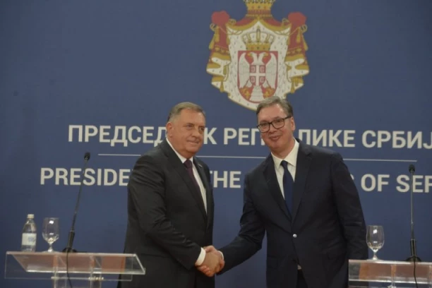 OGLASIO SE DODIK NAKON SASTANKA SA VUČIĆEM: O svim važnim političkim i ekonomskim temama, zajedno kad god je važno!