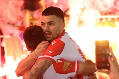 POSLE SAMO 37 SEKUNDI PROVEDENIH NA TERENU: Evo kako je Radonjić duplirao prednost Crvene zvezde! (VIDEO)