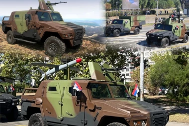 NA VOJNOJ PARADI SVI SU IH PRIMETILI! Premijerno prikazana oklopna vozila "Aleksandar Ujedinitelj”! (FOTO)