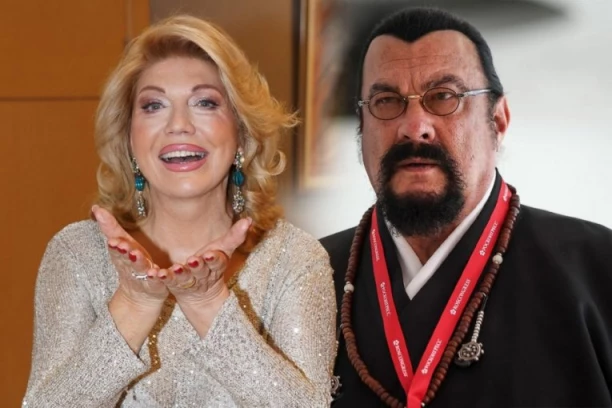 STIVEN SIGAL NAKON VOJNE PARADE SREO NASMEJANU SUZANU MANČIĆ: Voditeljka mu prišla - nastala OVA fotografija! (FOTO)