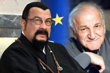 LEGENDA UZ LEGENDU! Stiven Sigal odao počast pokojnom Bati Živojinoviću! (FOTO)