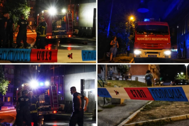 OKONČANA DRAMA U USTANIČKOJ ULICI! Lokalizovan požar na Konjarniku! (FOTO, VIDEO)