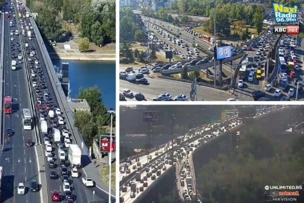 POTPUNI KOLAPS U BEOGRADU! Mostovi preopterećeni, Autokomanda krcata - gde god da krenete JEZIVA GUŽVA! (FOTO)
