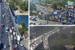 POTPUNI KOLAPS U BEOGRADU! Mostovi preopterećeni, Autokomanda krcata - gde god da krenete JEZIVA GUŽVA! (FOTO)