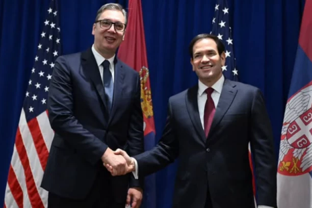 VUČIĆ SA MARKOM RUBIOM RAZGOVARAO O TARIFAMA: "Fokus razgovora bio je na oblasti ekonomije i trgovine!" (FOTO)