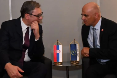 "UVEREN SAM DA ĆE SARADNJA SA SAVETOM EVROPE DOBITI DODATNI ZAMAH!" Vučić se sastao u Njujorku sa Alenom Berseom! (FOTO)