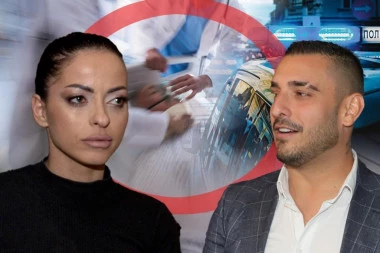 KATARINA LAZIĆ U VELIKOM PROBLEMU! Darkova supruga pre SAOBRAĆAJKE šokirala pratioce! (FOTO)