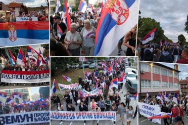 U NEDELJU U VIŠE OD 200 MESTA ŠIROM SRBIJE! Na hiljade slobodnih građana u mirnoj šetnji protiv blokada i nasilja