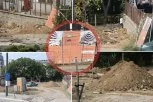 BAHATI INVESTITOR BLOKIRA ULICU NA VOŽDOVCU! Negast zida bez odgovora i dozvola? (FOTO)