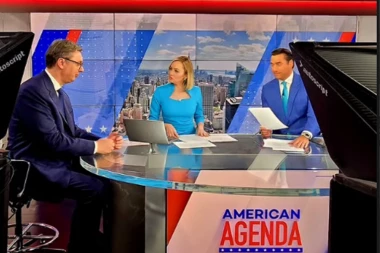 "RUBIO I JA SMO NAJAVILI POČETAK DIJALOGA KOJI ĆE BITI VEOMA VAŽAN ZA SRBIJU!"  Vučić bio gost na američkoj televiziji Njuzmaks!