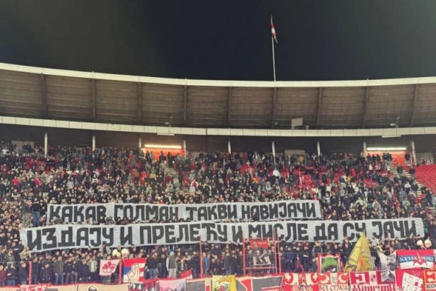 BRUTALNO: Delije nisu štedele reči za Vladimira Stojkovića, pogledajte transparent koji se vijori Marakanom! (VIDEO)