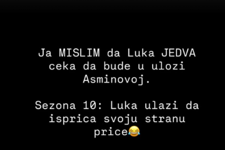 Jelena Batos o Asminu Durdžiću i Luki Vujović