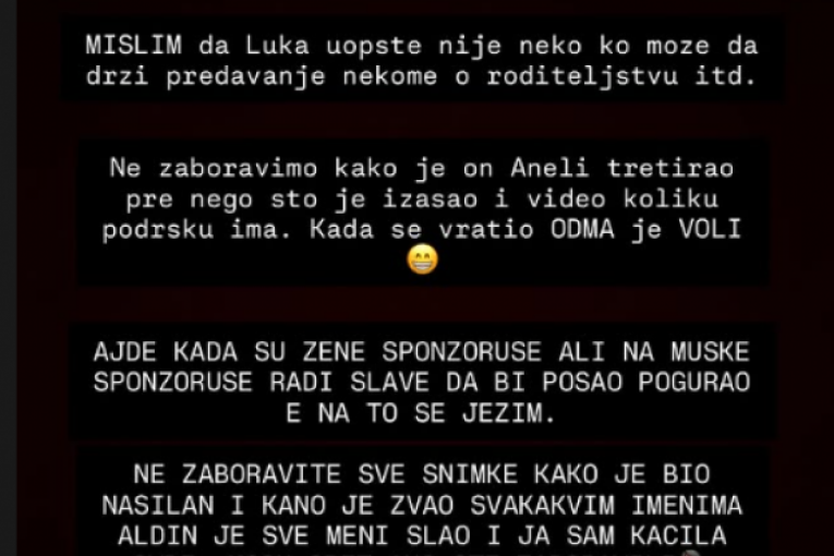Jelena Batos o Asminu Durdžiću i Luki Vujović