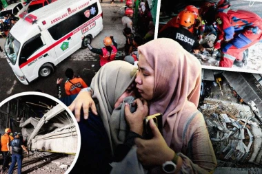 ČUDO SAČUVALO DEVOJČICE U INDONEZIJI! Saznalo se kako su se sve prošle bez ogrebotine tokom urušavanja škole (FOTO)