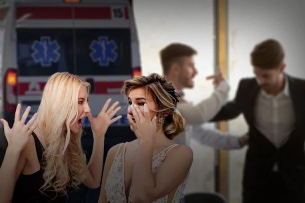 "PRVO JE IZGREBALA MLADOŽENJU, PA NOKAUTIRALA MLADU, A ONDA SE PREVRNULA!" Cure šokantni detalji masovne tuče na svadbi u Gornjem Milanovcu: Ceo grad bruji!