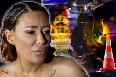 SKANDAL! ANA NIKOLIĆ OŠTETILA RALETOV AUTO?! Nakon ludog noćnog provoda vozilom se ZAKUCALA u gradilište!