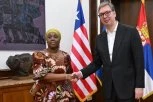 "DUGOGODIŠNJE PRIJATELJSTVO UTKANO JOŠ U VREME POKRETA NESVRSTANIH!" Vučić se sastao sa ministarkom Liberije - ovo su bile teme razgovora! (FOTO)